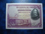 SPANIA 50 PESETAS 1928 UNC