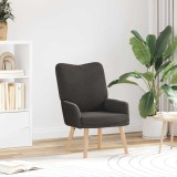 VidaXL Fotoliu de relaxare, gri &icirc;nchis, material similar l&acirc;nă
