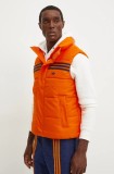 adidas Originals vestă bărbați, culoarea portocaliu, de iarnă, JN9554