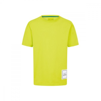 Aston Martin tricou de bărbați Logo Lime F1 Team 2024 - S foto