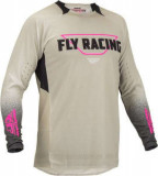 Bluză off road FLY RACING EVOLUTION DST culoare beige/negru/roz, mărime M