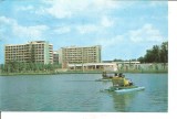 #carte postala-CONSTANTA-Jupiter-Cu hidrobicicleta pe lacul Tismana