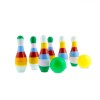 Set Popice Bowling, 6 Popice, 2 Mingi, Multicolor, Dimensiuni Popice 17cm, Dimensiuni Mingi 7cm, Oem