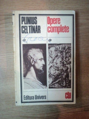 OPERE COMPLETE de PLINIUS CEL TANAR , 1977 foto