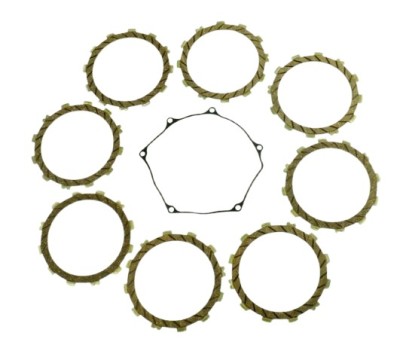 Set discuri frictiune ambreiaj cu garnitura capac inclusa Suzuki RMZ 250 07- 22 Athena P40230082 foto