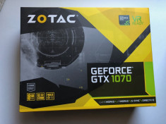 Placa video Zotac GeForce GTX 1070 IceStorm Mini 8GB NOU SIGILAT foto