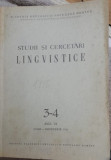 1956 Revista Studii si cercetari lingvistice Anul VII / Nr 3-4 Academia RSR CVP