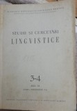 1956 Revista Studii si cercetari lingvistice Anul VII / Nr 3-4 Academia RSR CVP