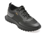 Cumpara ieftin Pantofi sport BOSS negri, 3195, din material textil