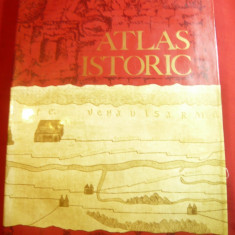 Atlas Istoric - Coordonator colectiv St.Pascu 1971 Ed. Didactica ,121 Planse