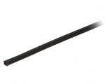 Trese din Poliester Negru 3,18mm