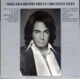 Vinil LP Neil Diamond &ndash; His 12 Greatest Hits (VG)