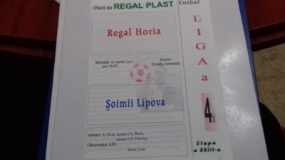 program Regal Horia - Soimii Lipova foto