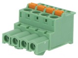 Regletă de Conexiuni Deconectabilă 5,08mm 4 Piste Mufă Mamă