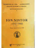 Al. Zub - Ion Nistor (1876-1962) (dedicație) (editia 1993)