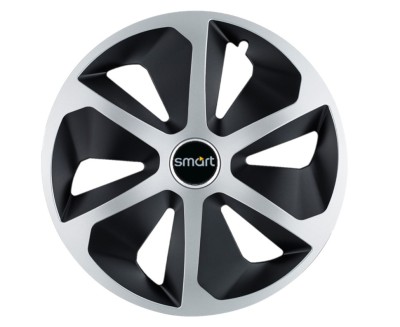 Set 4 capace roti Roco Gri-Negru R13 pentru gama auto Smart foto