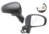 Oglinda exterioara Toyota Verso-S, 11.2010-2013, Dreapta, reglare electrica; grunduit; incalzita; geam convex; cromat; 7 pini; cu LED indicator, View