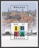 Bhutan 1999 - Expoziția Internațională de Timbre &bdquo;IBRA &#039;99&rdquo; - N&uuml;rnberg, Colita, MNH, Nestampilat
