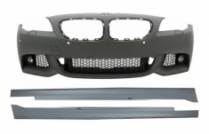 Bara Fata cu Praguri Laterale BMW Seria 5 F10 F11 (07.2010-2013) Non LCI Sedan Touring M-Technik Design Performance AutoTuning foto