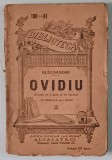 OVIDIU , DRAMA IN 5 ACTE SI IN VERSURI de V. ALECSANDRI *EDITIE INTERBELICA