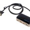 Adaptor Splitter VGA x2, cablu VGA neagră 1m
