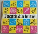 Jucarii din hartie (indemanare creativa pentru copii) - ilustratii Hans Greschek, 1979, Alta editura