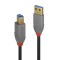 Cablu Lindy 2m USB 3.2 Type A to B, Anthra