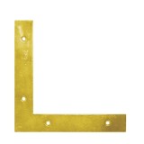 Coltar plat pentru ferestre, usi, obloane 150x150x25x2,5 mm, zincat galben