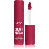 NYX Professional Makeup Smooth Whip Matte Lip Cream ruj de buze catifelant cu efect de netezire culoare 08 Fuzzy Slippers 4 ml