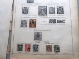 Colecție timbre clasice Persia (Iran) 1882&ndash;1885 pe pagină de album filatelic &ndash; 5 timbre originale -A42