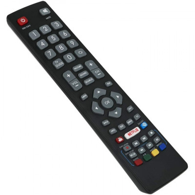 Telecomanda pentru TV, Compatibila Blaupunkt, BLF RMC 0008, Netflix, Youtube, neagra foto