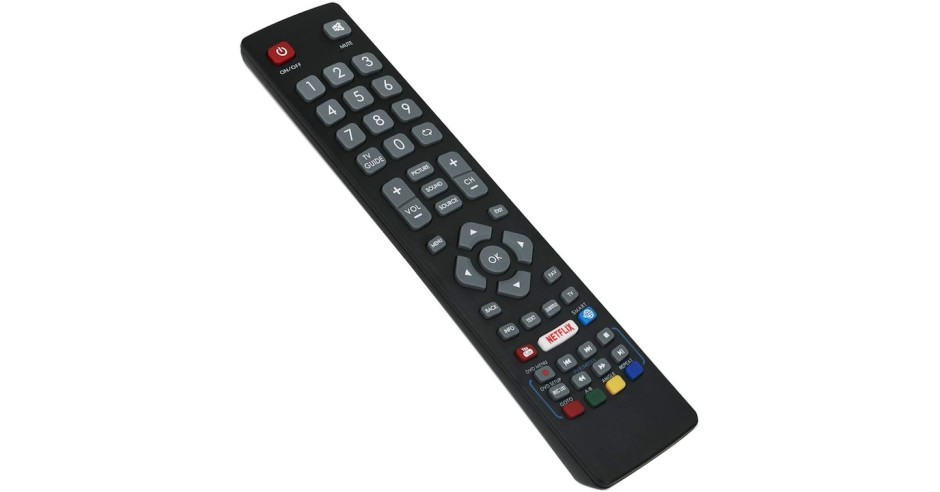 Télécommande De Remplacement Pour Téléviseur Blaupunkt - Compatible Modèles BLF/RMC / 0008, Avec Boutons Netflix Et YouTube