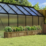 vidaXL Jardiniere de gradina , 2 buc., lemn de pin impregnat 837483