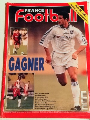 Revista fotbal - &amp;quot;FRANCE FOOTBALL&amp;quot; (19.11.1996) foto