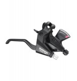 Maneta schimbator frana Shimano Acera ST-M310, montaj stanga, 3 viteze, cablu de schimbator 1800mm stainless, rapidfire plus, 2 degete, pentru V-Brake