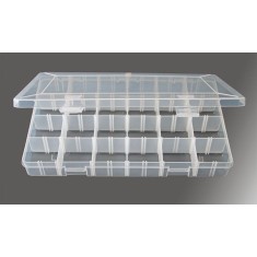 Cutie pentru bijuterii cu 24 compartimente reglabile