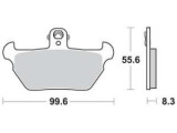 Plăcuțe fr&acirc;nă față, utilizare: route, material: sinter-SV, 55,6x99,6x8,3mm compatibil: BMW K, R 800/1000/1100 1990-1998, Trw