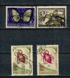 1956 - Insecte daunatoare, serie stampilata