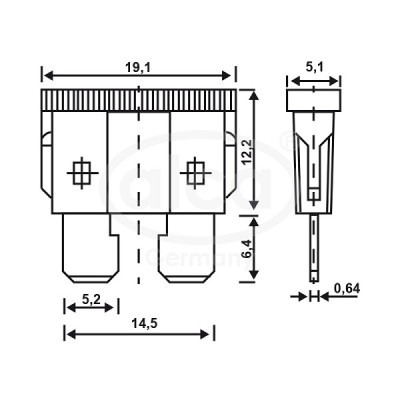 Sigurante Fuzibile Standard 20a Set 5 Buc Alca 690500 foto