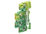 Terminal de &icirc;mbinare DEGSON DSKK2.5-PE-01P-1C-00Z(H) pentru șină DIN TS35 cu bornă cu arc