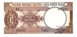 -Vietnam Vietnamul de Sud 1 Dong 1964 P-15 Seria 438232