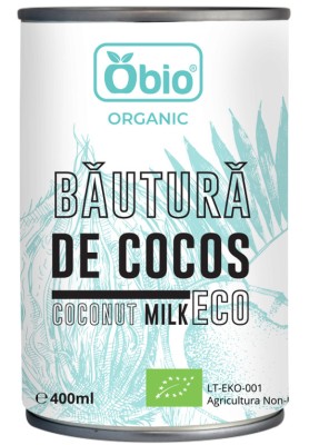 Bautura de cocos bio, 400ml, Obio foto