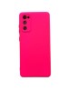 Huse silicon antisoc cu microfibra interior Samsung Galaxy S20 FE Roz Neon, Husa