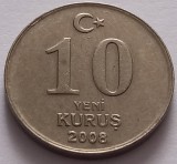 Turcia , 10 Kurus 2008, Europa