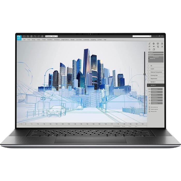 Laptop Dell Precision 5760, Intel Core i7 11850H 2.9 GHz, nVidia RTX A3000 6 GB GDDR6, Wi-Fi, Bluetooth, WebCam, Display 17&quot; 1920 by 1200, 64 GB DDR4;