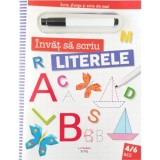 Invat sa scriu, Literele, Scrie, sterge si scrie din nou