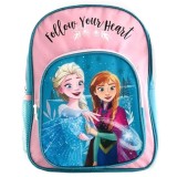 Ghiozdan mic 2, compartimente, Frozen, Disney Frozen