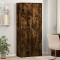 Gossi dulap inalt, stejar fumuriu, 80x35x180 cm, lemn prelucrat