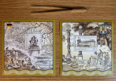 Stemele Dunarii I + II, colita dantelata 2010 LP 1864 + LP 1881 foto