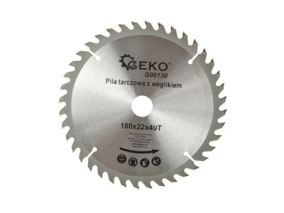 Disc pentru lemn 180x22x40T, Geko G00130 foto